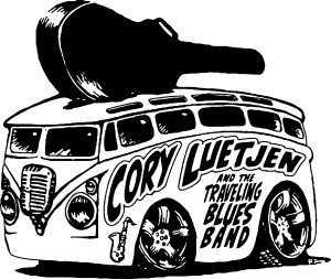 cory luetjen and the traveling blues band logo